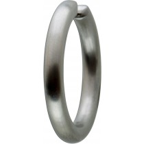 Einhängecreole Edelstahlmattiert  1 Stück  30x4mm T-Y