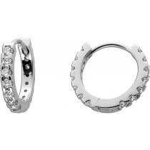 Diamant Creolen Silber 925 Labor Diamanten 1.0ct