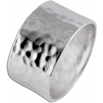 Damen Silber Ring Hammerschlag Optik Sterling Silber 925 Damenschmuck _1