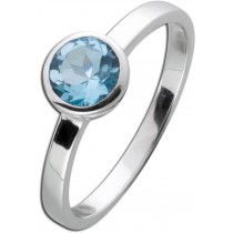 Solitärring Blautopas Silber 925 Edelsteinring_1
