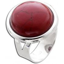 Korallen Ring Rot Silber  925 rekonstruiert_01
