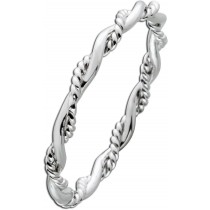 Silber Ring geflochten Sterling Silber 925 Damen 16-20mm 1