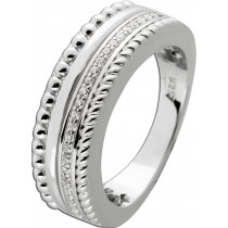 Damenring Silber 925 weiße Zirkonia Steine