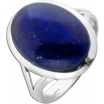 Lapislazuli Ring Silber 925 blauer Edelstein 10ct