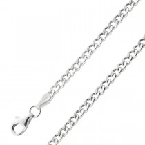 Panzerkette 3.2mm Cuban Link Chain Silber 925  