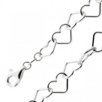 Halskette Silber 925 Herzkette