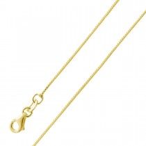 Venezianer Kette 0.7mm Silber vergoldet