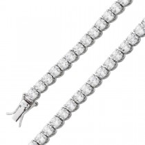 Tennisarmband Rivierearmband zirkoniaarmband weisse 4mm Silber 925 Zirkonia 1