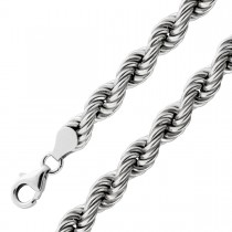 Kordelarmband 6.3mm Dookie Rope Sterling Silber 925  