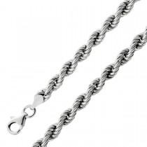 Kordelarmband 4.2mm Dookie Rope Sterling Silber 925  