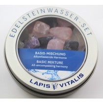Lapis Vitalis Wassersteine Grundmischung Amethyst Bergkristall Rosenquarz Wasseedelsteine Allumfassende Harmonie
