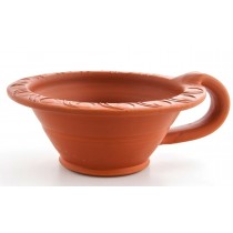 Makal Rot Räucherwerk Berk KH-708 Räuchergefäß aus Ton 13cm