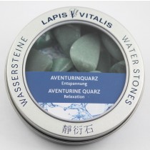 Aventurin-Quarz Wasserstein Mischung (Entspannung) Lapis Vitalis Edelstein Wasser-Set