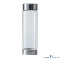 VitaJuwel ViA Ersatz Flasche Glaszylinder 2 Edelstahl Schraubverschlüssen  