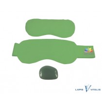 Edelstein Balance Augenkissen Anti Stress Aventurin Magnesit Rauchquarz 