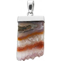 Amethyst Anhänger Silber 925 lila Edelstein Druse 30.0ct 