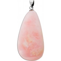 Opal Anhänger Sterlingsilber 925 rosa weißer Andenopal 38.4ct. 