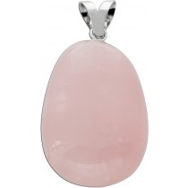 Rosenquarz Anhänger Silber 925 rosa Edelstein 66.7ct.