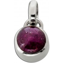 Rubin Anhänger Silber 925 roter Stern Rubin Edelstein 4.0ct. 