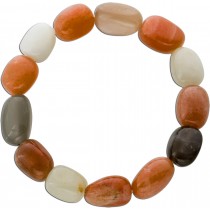 Mondstein Armband weiß grüne braune Mondstein Edelsteine