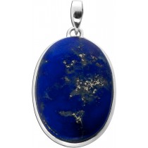 Lapislazuli Anhänger Silber 925 blauer Edelstein 30ct