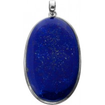 Lapislazuli Anhänger Silber 925 blauer Edelstein 125ct