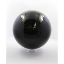 Obsidian Kugel schwarzer Natur Edelstein Drachenglas