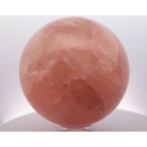 Rosenquarz Edelstein Kugel rosa Edelstein 12cm