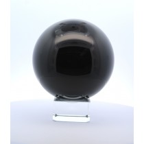 Obsidian Edelsteinkugel schwarzer Edelstein 9cm Drachenglas