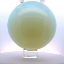 Opalit Edelstein-Quarz Kugel Opalblau sonnengelber Edelstein 14cm 