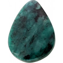 Smaragd Anhänger dunkelgrün schwarzer Edelstein 114.9ct