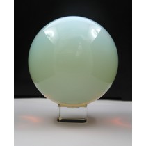 Opalit Edelsteinkugel Opalblau gelb irrisierender Edelstein 13cm