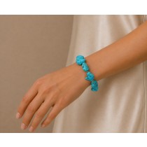 Türkis Armband Gold vergoldet türkisene Edelsteine