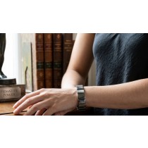 Obsidian Armband schwarz silbrige Natur Edelsteine