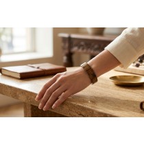 Tigerauge Armband gold braune Natur Edelsteine flexibel