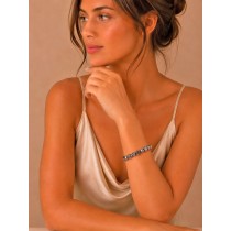 Hämatit Armband schwarzer Natur Edelstein flexibel