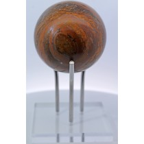 Tigerauge Edelsteinkugel Rohstein Handgeschnitzt Plexiglasständer