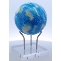 Larimar Kugel Domenikanische Republik hellblau-türkisener Naturedelstein handgeschnitzt