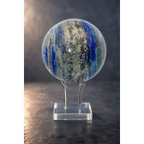 Lapislazuli Kugel 70mm azurblauer Edelstein 2930ct handgeschnitzt