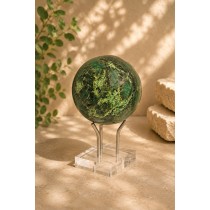Smaragd Kugel 63mm grün olivgrüner Edelstein 1910ct