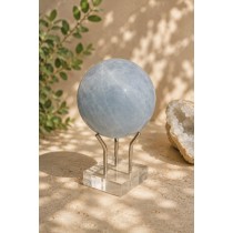 Celestit Kugel 61mm himmelblauer Edelstein 1670ct
