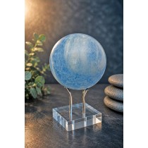 Celestit Kugel 61mm himmelblauer Edelstein 1625ct