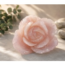 Rosenquarz Rose Top AAA Madagaskar pastellrosa Edelstein 7005ct