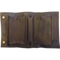 Schmuckrolle aus braunem echtem AlcantaraLeder, 26;15cm (LxB) ausgerollt, ca. 57g (ohne Inhalt) ,die profischmuckaufbewahrung,platz für 10 ketten,10ringe ,5-8 uhren oder Armbänder.Die profi Schmuckkiste einfach sicher aufbewahren sicher bruch und kratzfes