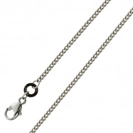 Platin 950  Panzerkette 1,3 mm massiv Cuban Link Chain
