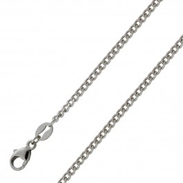 Platin 950 Panzerkette 2mm Cuban Link Chain