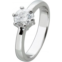 Verlobungsring Diamantring Weißgold 585 Brillant Solitär 0.97ct TW P3 Zertifikat