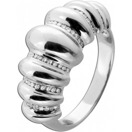 Diamantring Weißgold 585 14 K Cocktail-Ring Diamanten 0.70ct