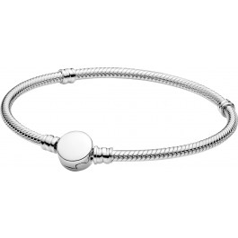 Pandora SALE Moments Bracelet Chain 599381C00 Disc Clasp Snake Chain Armband Sterling Silver 925
