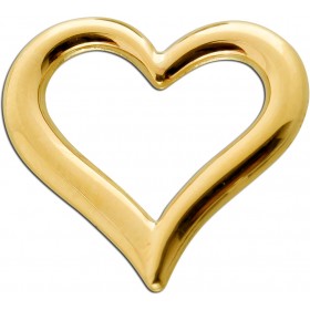 Swinging Heart Herz Anhänger Gelbgold 333 8 Karat 
